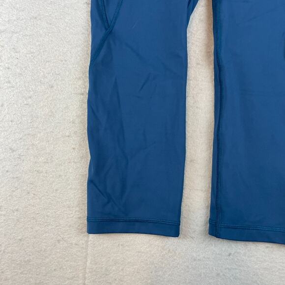 Lululemon Break Free Womens Sz 2 Crop Leggings Night Tide Blue - Picture 2 of 8